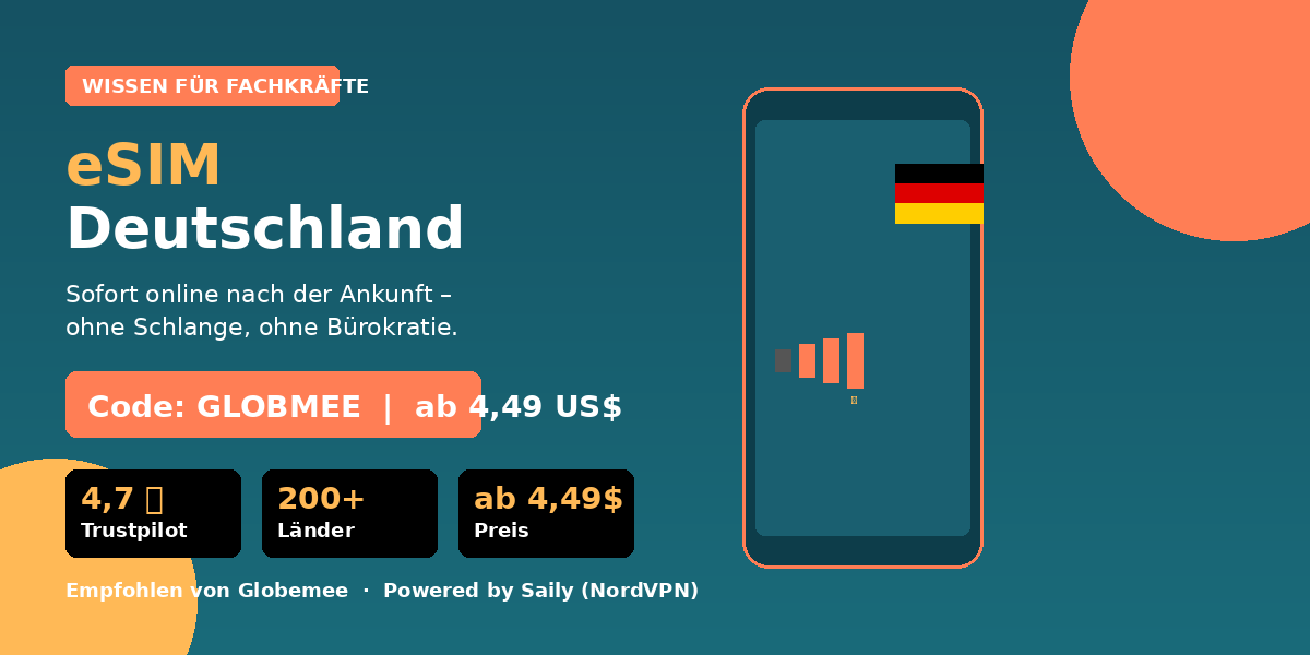 eSIM Deutschland kaufen – Leitfaden für internationale Fachkräfte