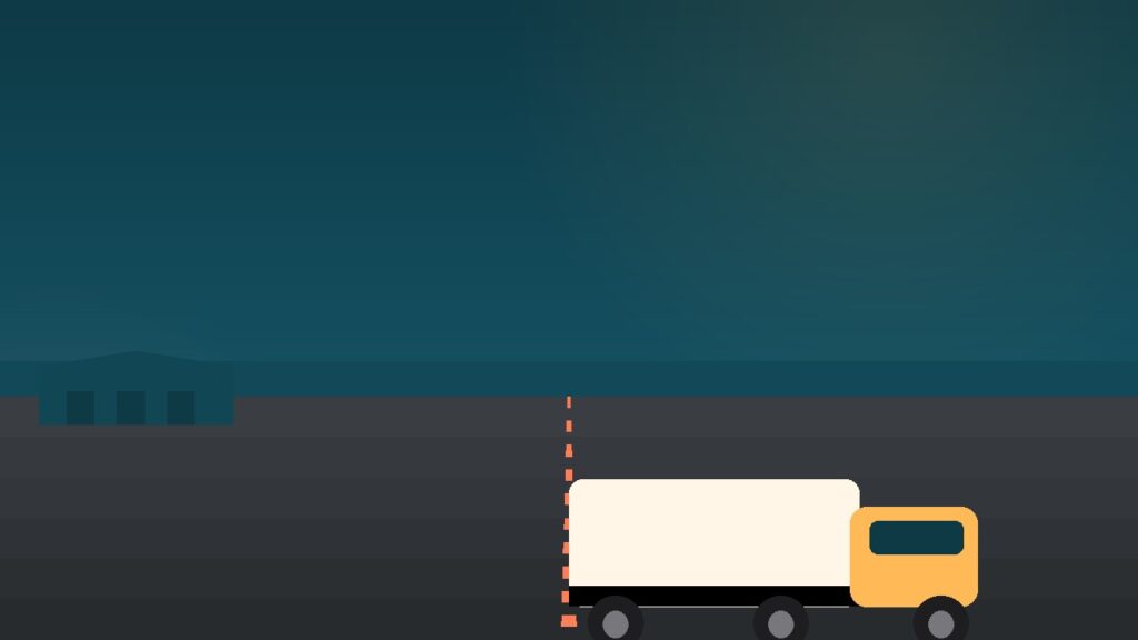 Berufskraftfahrer Fachkraeftemangel Deutschland - LKW auf der Autobahn